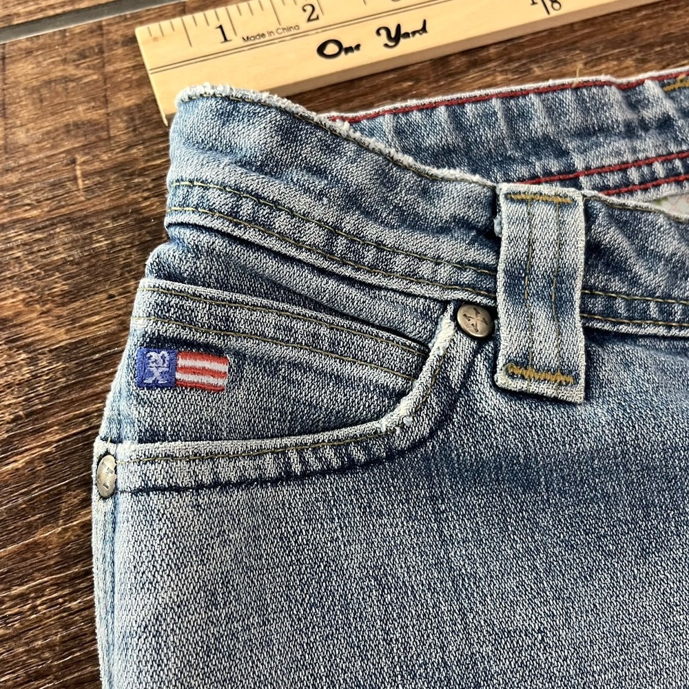 Cruel Jackson 20X Girl 1/2X34 Low Rise Denim Jeans Carpenter Vintage Y2K 90s - Picture 8 of 13